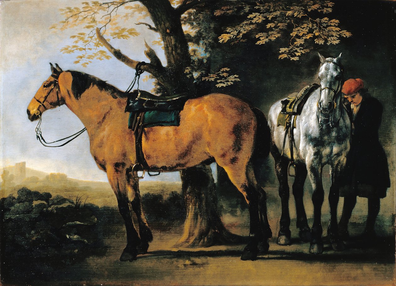 To heste af Abraham van Calraet