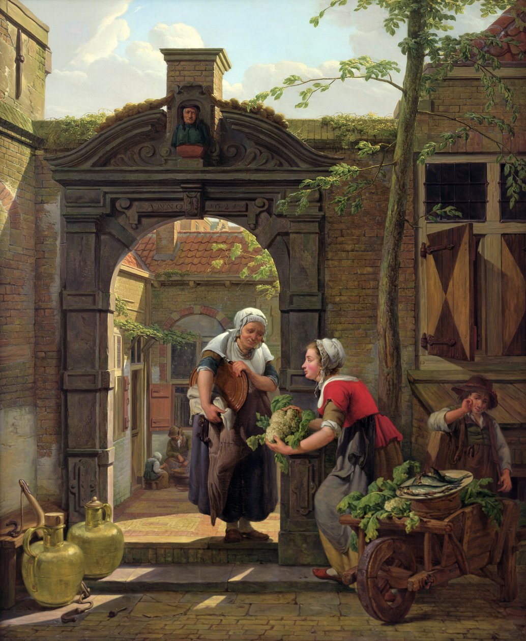 Markedskvinden af Abraham van Strij