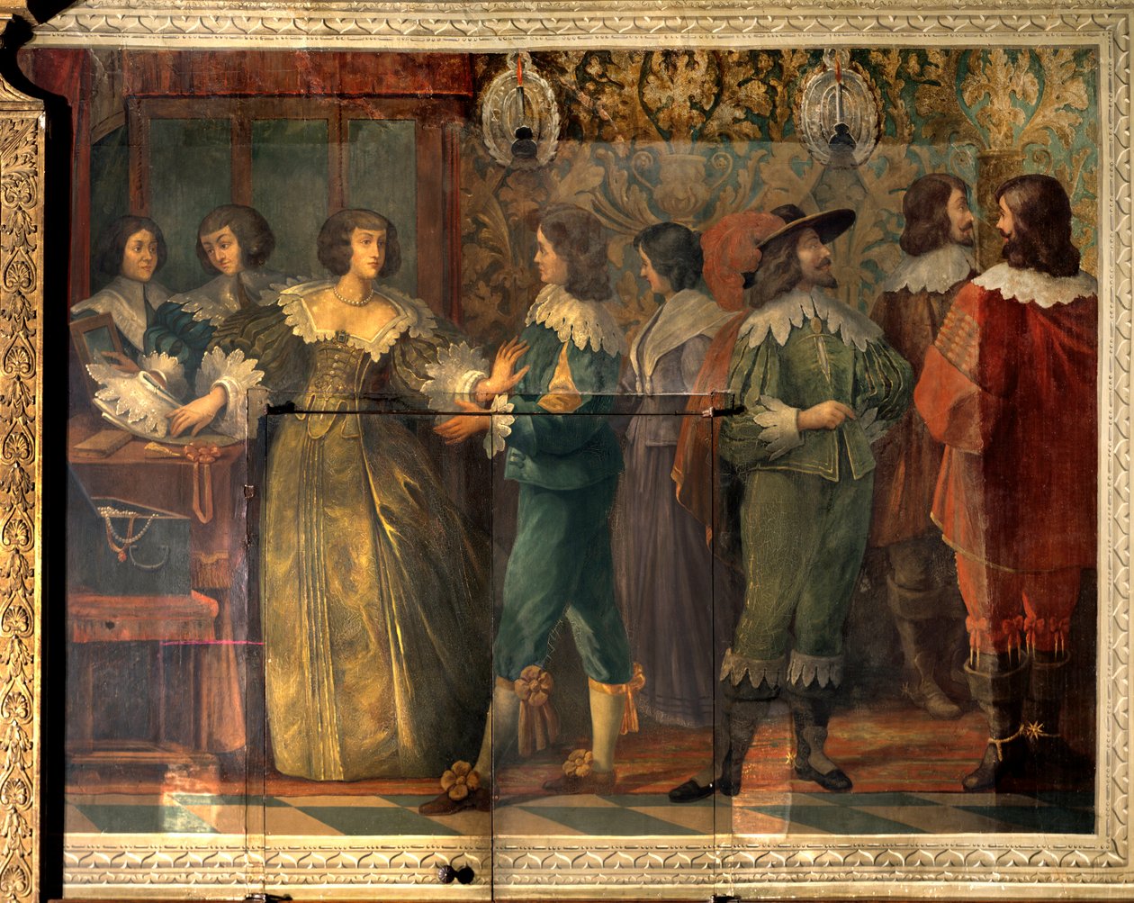 Scene af Charles de Valois (1573-1650), hertugen af Angouleme - Festscene givet i anledning af Charles de Valois