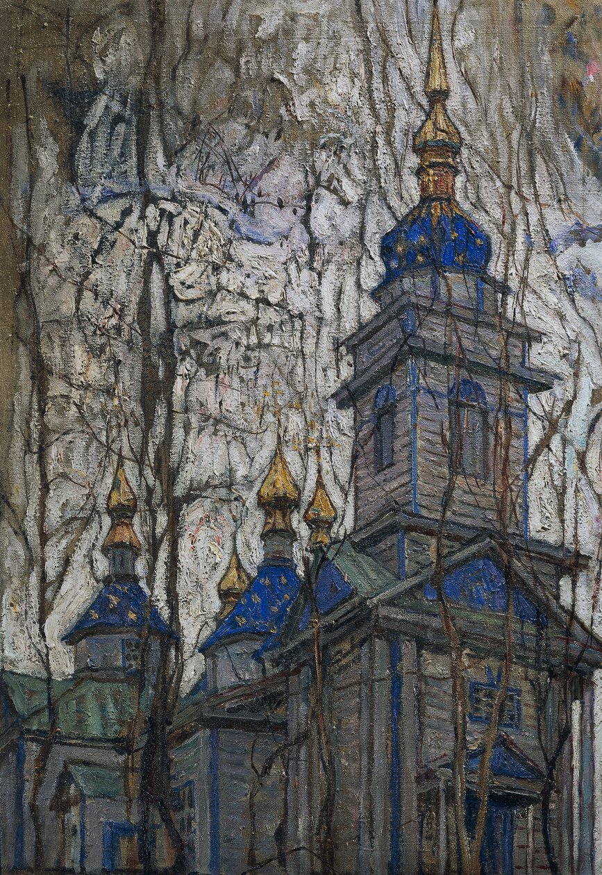 Træ kirke af Abraham Anshelovich Manievich