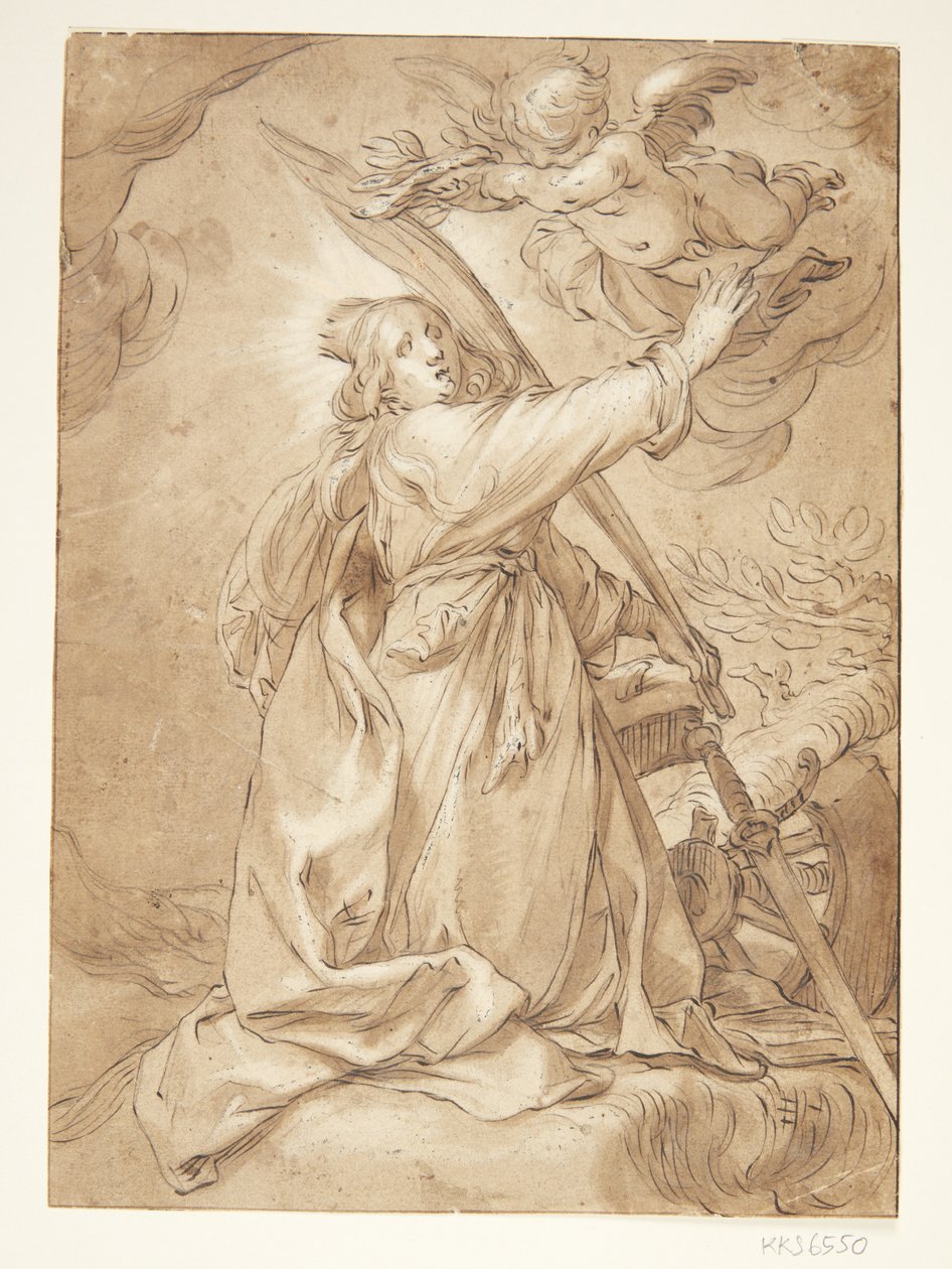 Catharina som martyr af Abraham Bloemaert