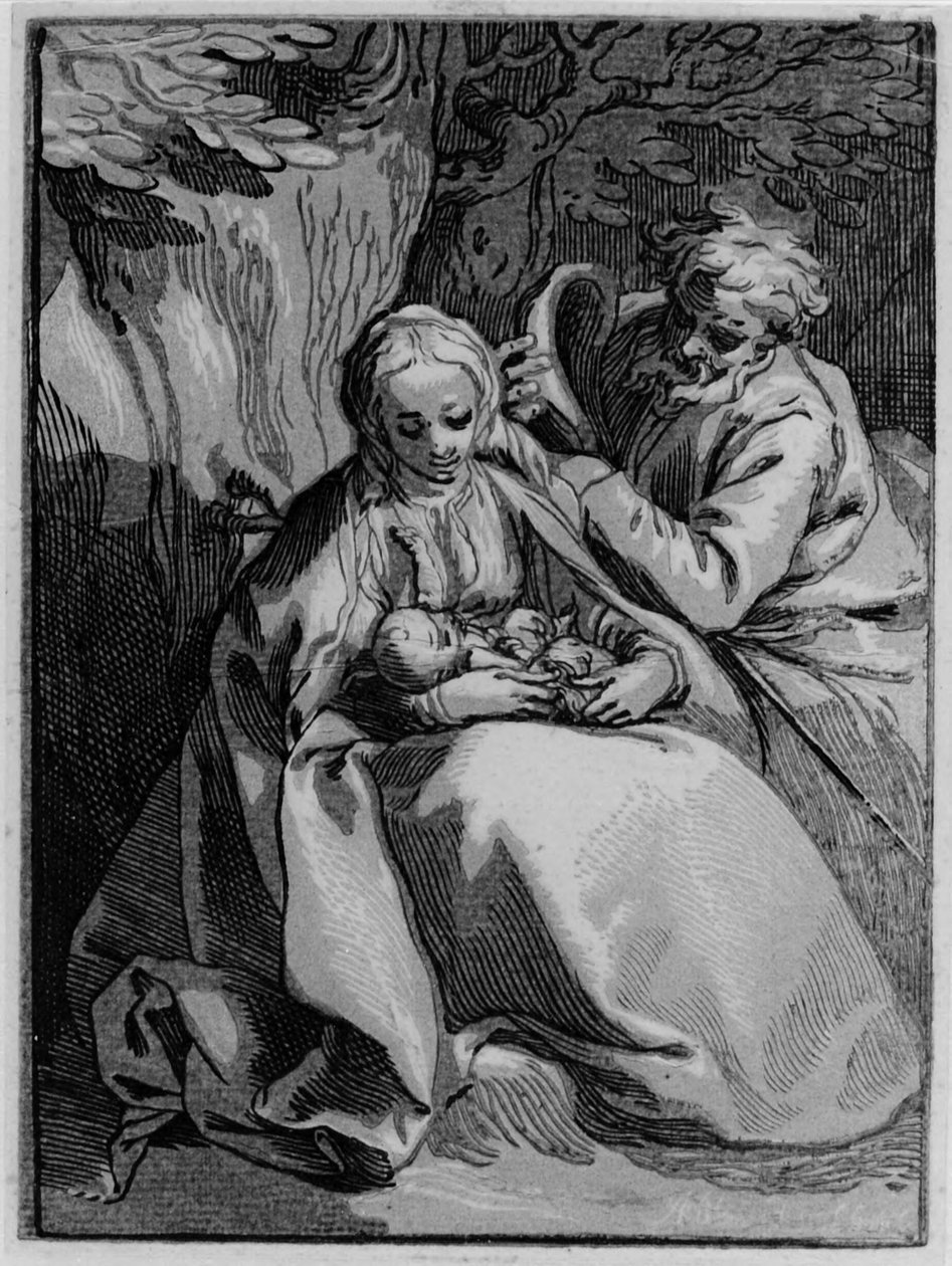 Den hellige familie af Abraham Bloemaert
