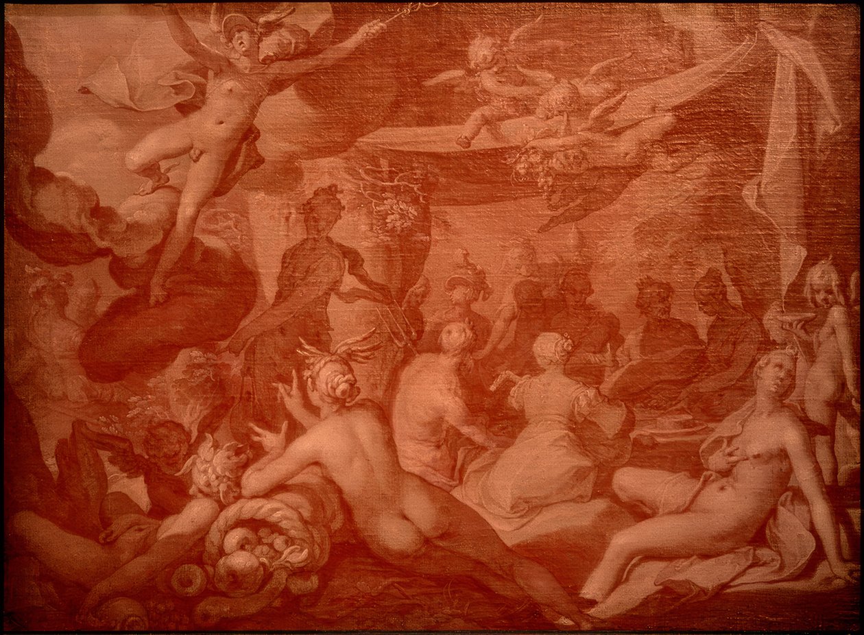 gudernes fest af Abraham Bloemaert