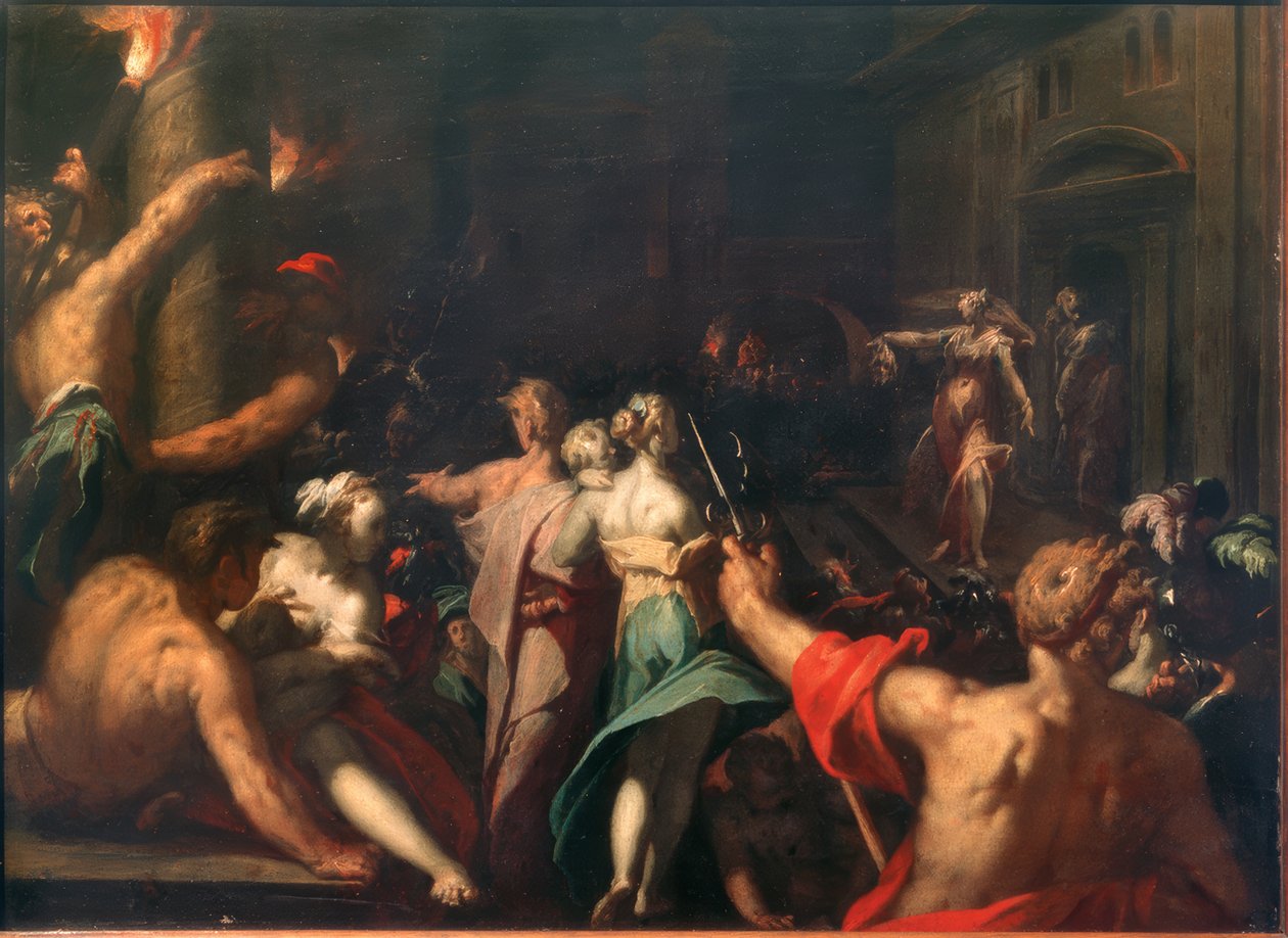 Judith viser hovedet af Holofernes af Abraham Bloemaert