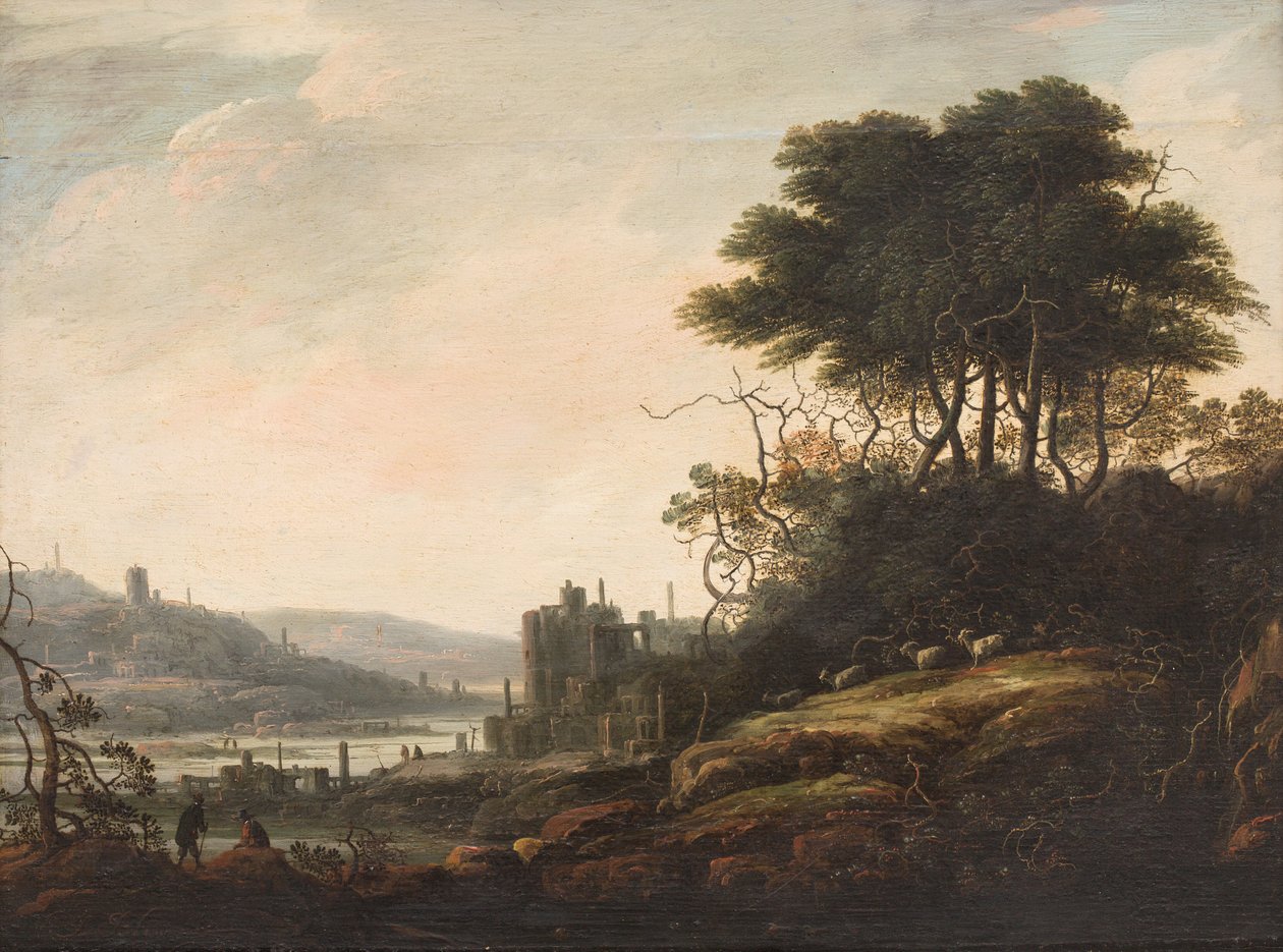 Landskab af Abraham Bloemaert