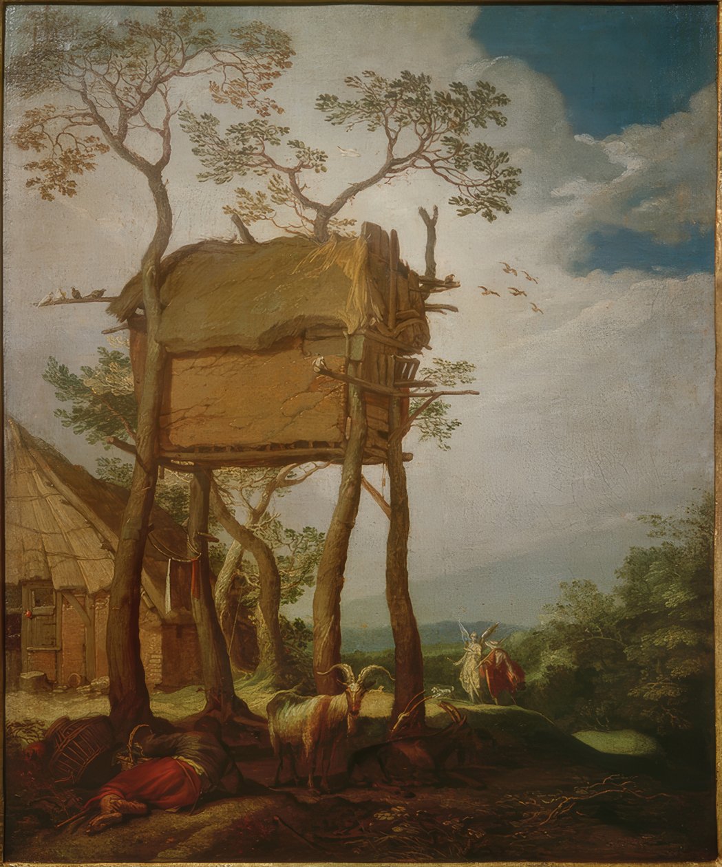 Landskab med Tobias og englen af Abraham Bloemaert