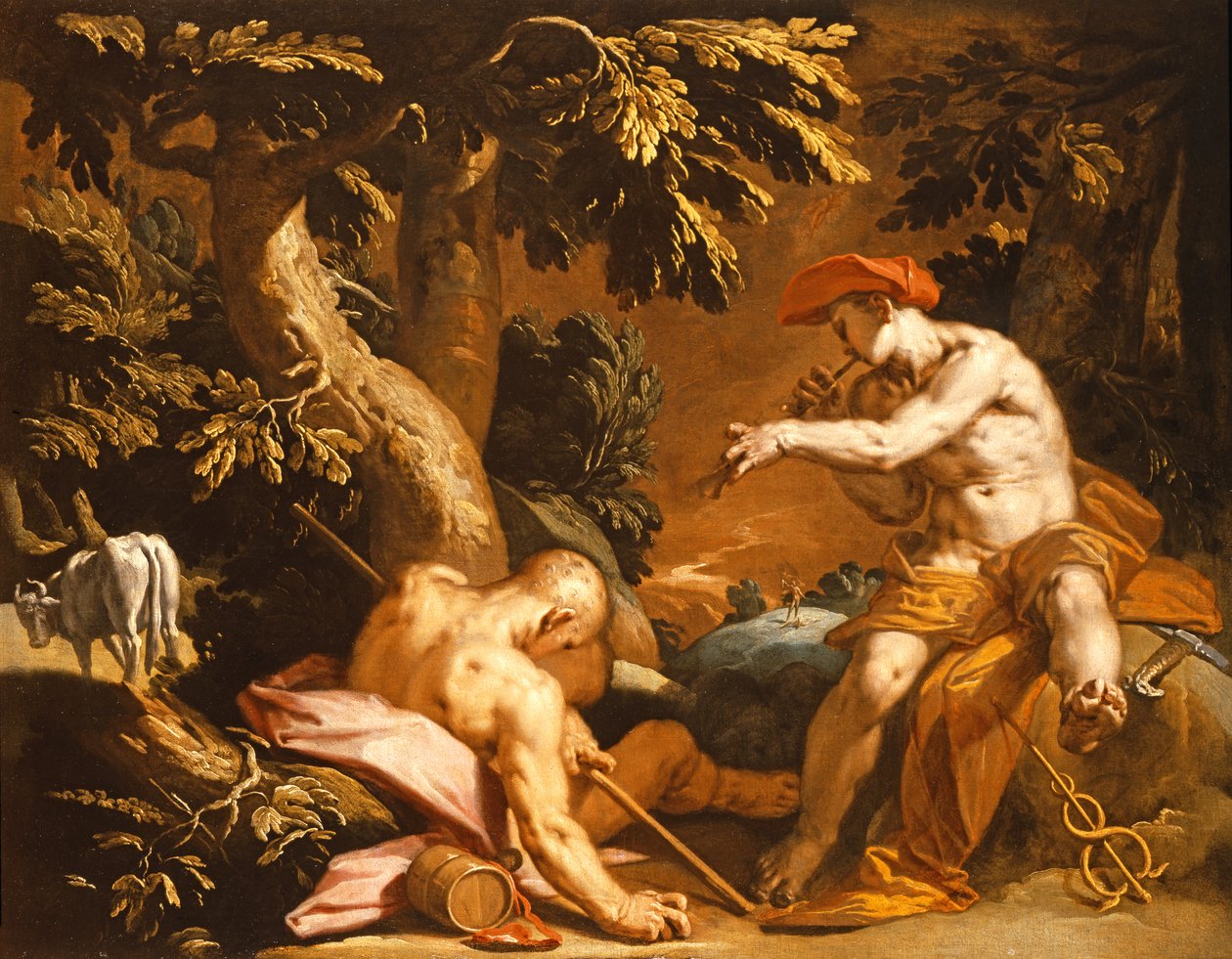 Mercury og Argus af Abraham Bloemaert