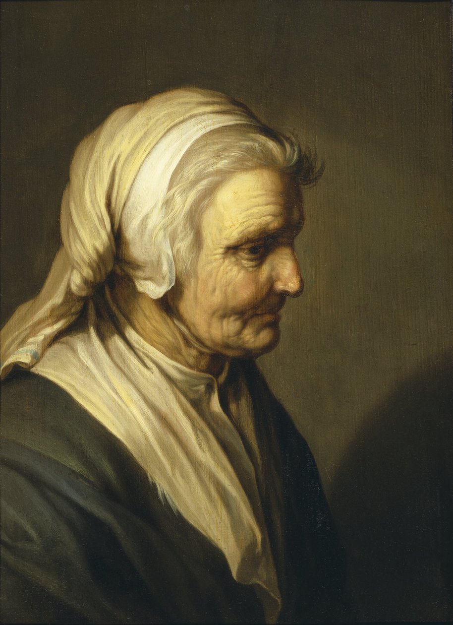 Gammel kvinde af Abraham Bloemaert