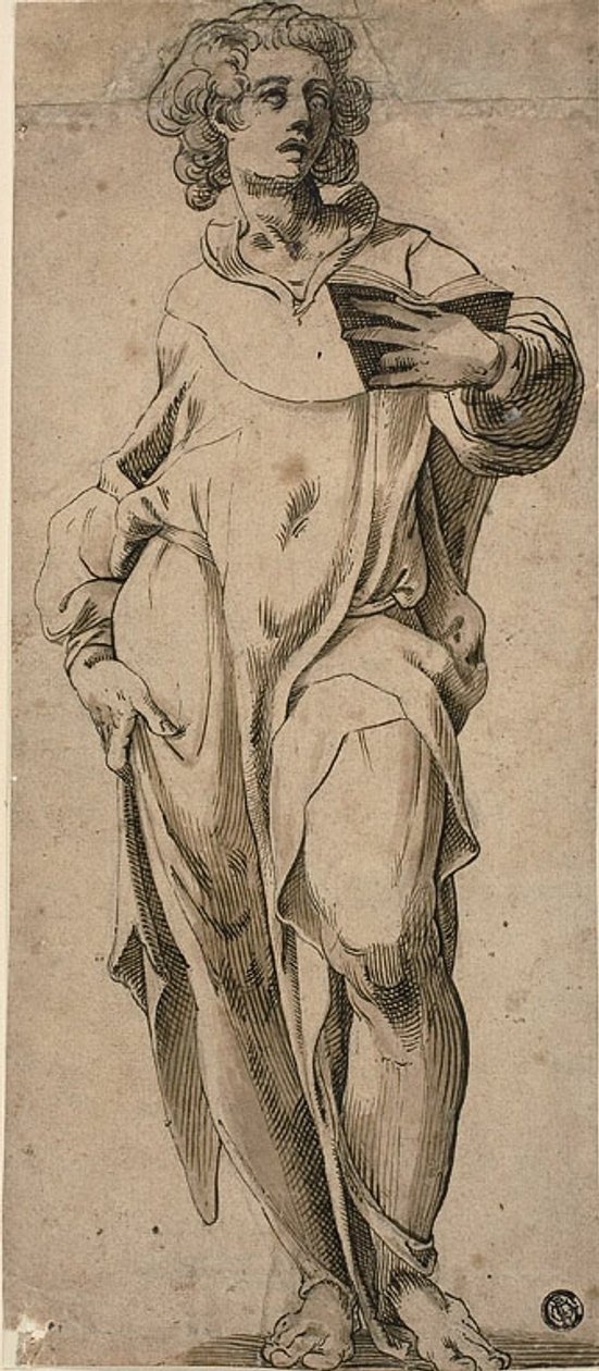 Den hellige Johannes Evangelisten af Abraham Bloemaert