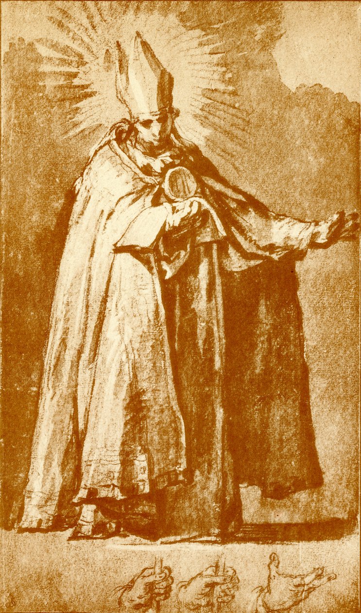 St. Augustin af Abraham Bloemaert