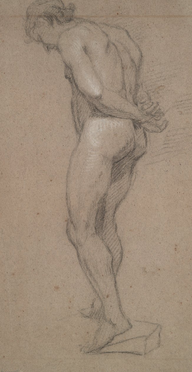 Stående nøgen mand af Abraham Bloemaert