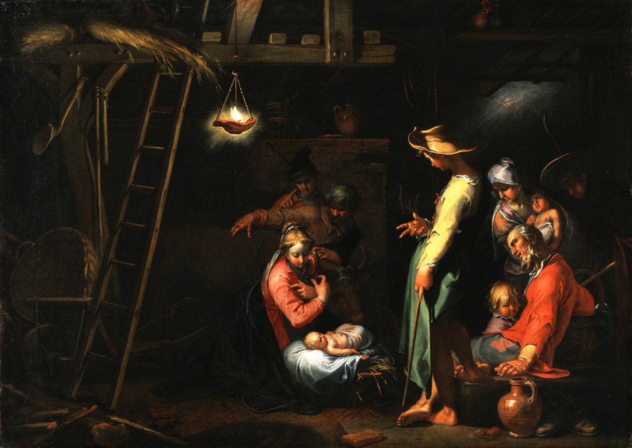 Hyrdernes tilbedelse af Abraham Bloemaert