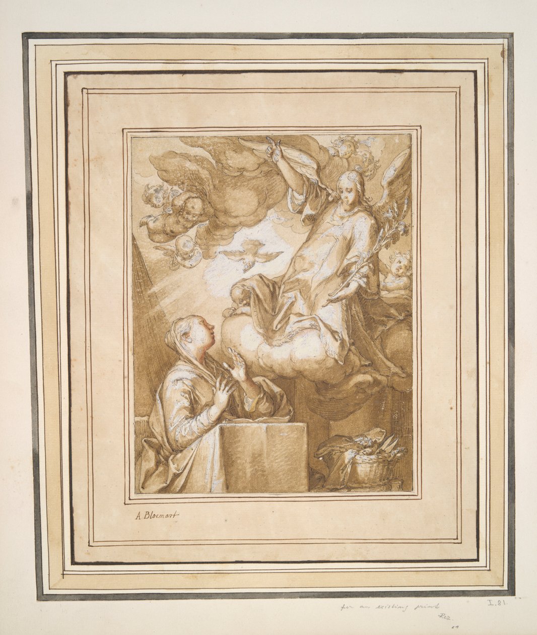 Bebudelsen af Abraham Bloemaert