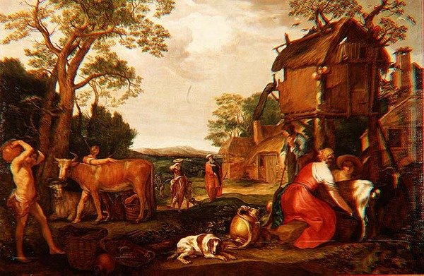 Uddrivelsen af Hagar og Ismael af Abraham Bloemaert