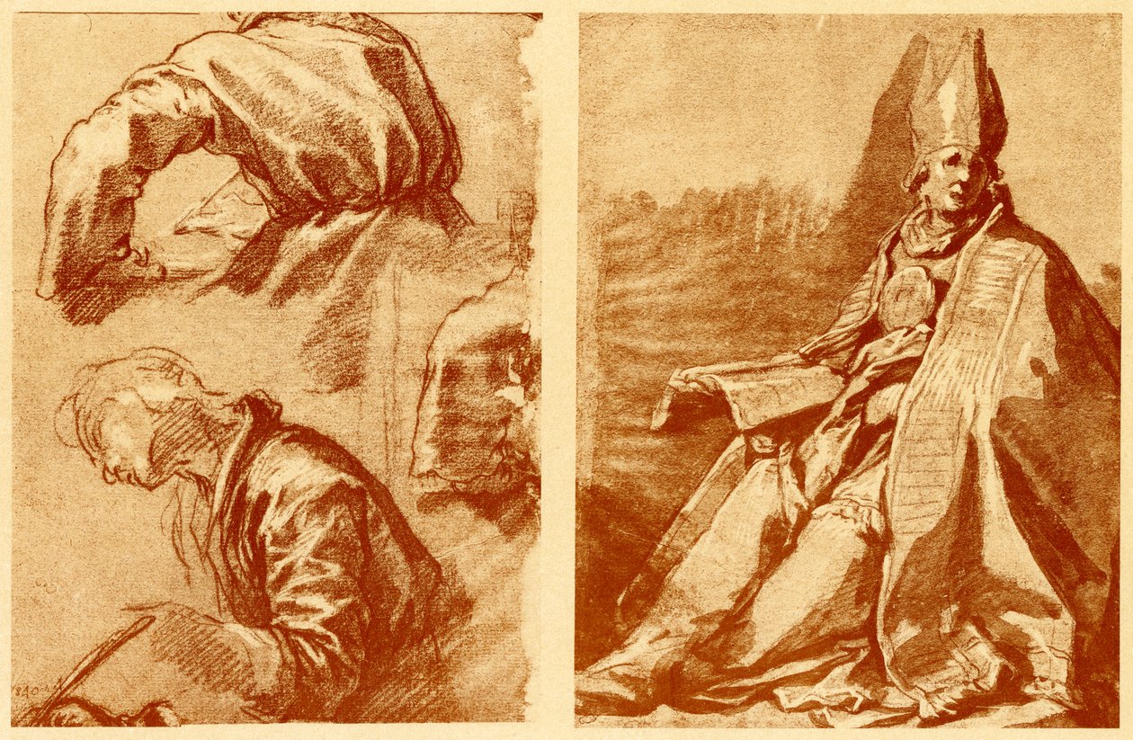 De fire evangelister og Sankt Ambrosius af Abraham Bloemaert