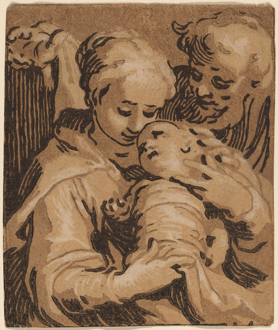 Den hellige familie af Abraham Bloemaert