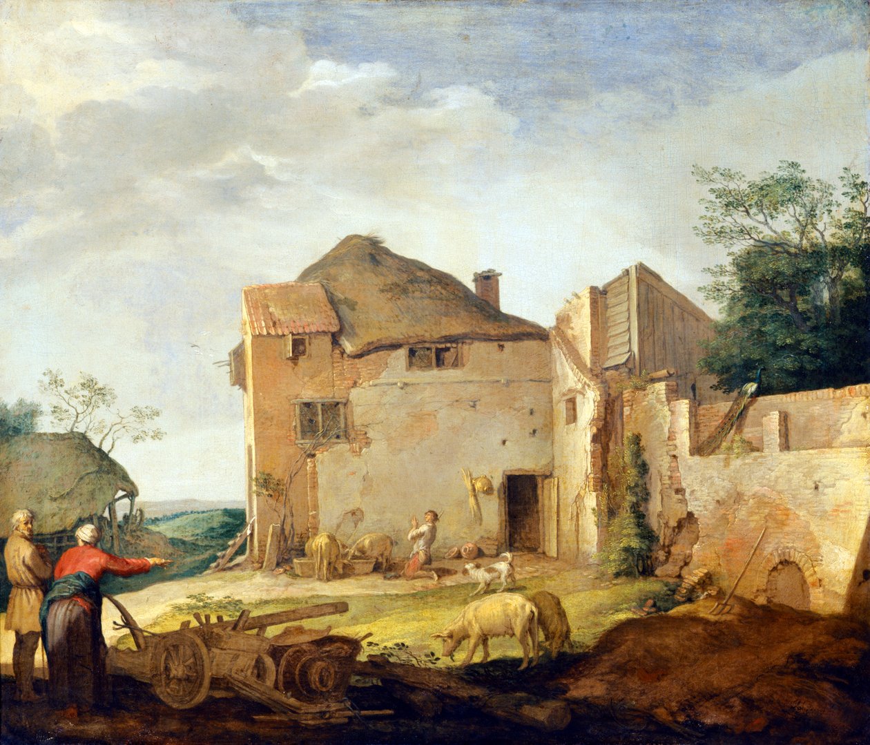 Den fortabte søn som en svineflok af Abraham Bloemaert