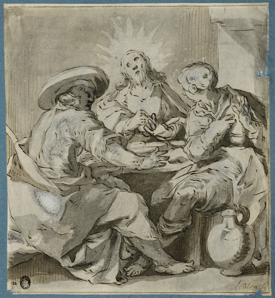 Måltidet i Emmaus af Abraham Bloemaert