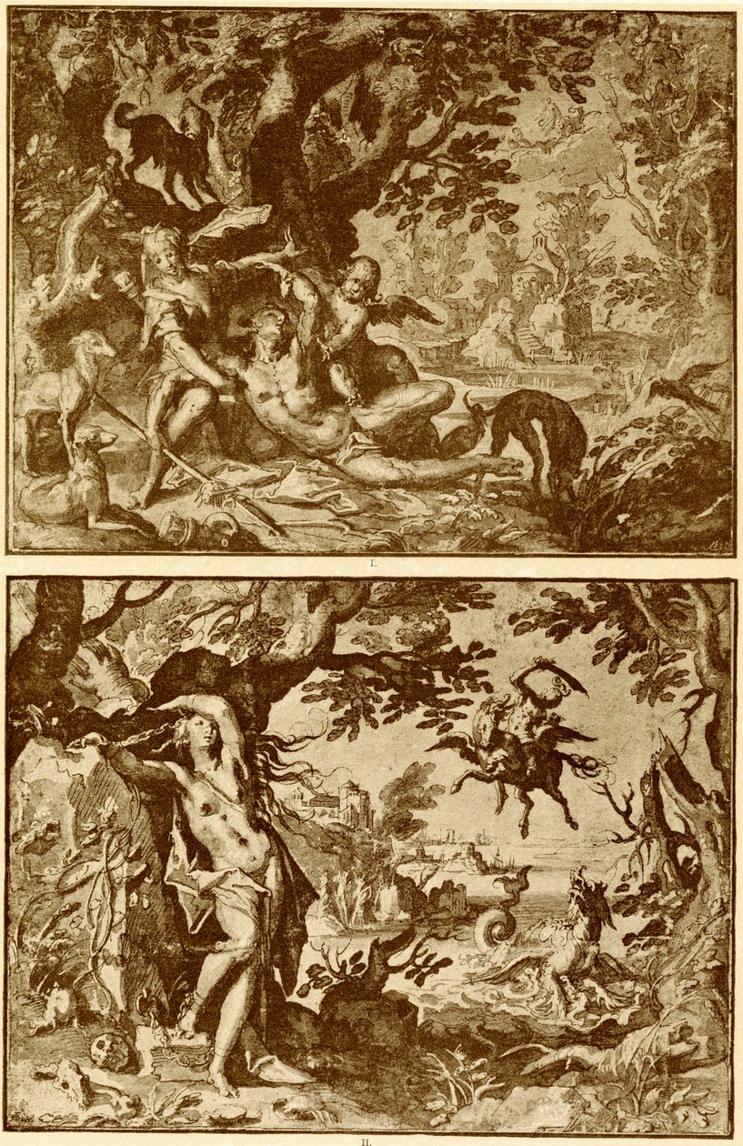 Venus og Adonis af Abraham Bloemaert