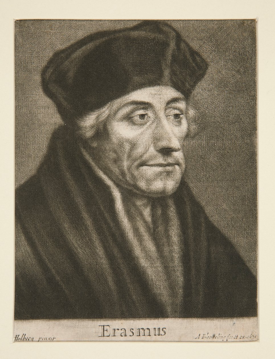 Erasmus af Rotterdam af Abraham Blooteling