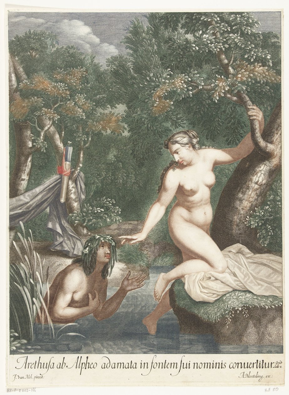 Alpheus en Arethusa af Abraham Bloteling