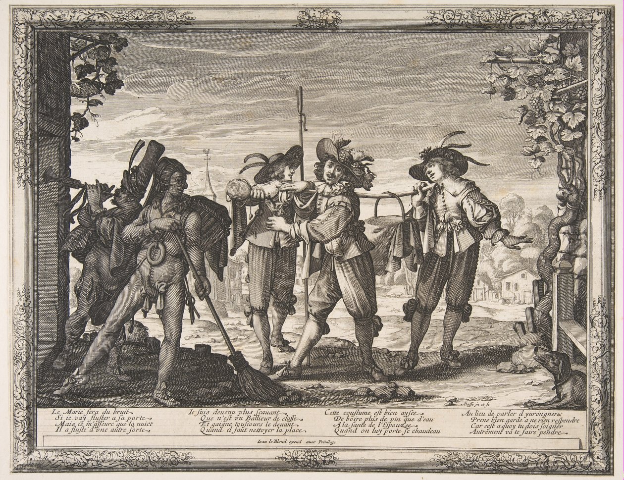 Charivari, K. 1633. af Abraham Bosse
