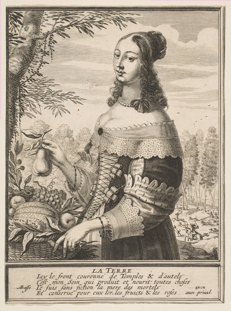 Jorden, 1630. af Abraham Bosse