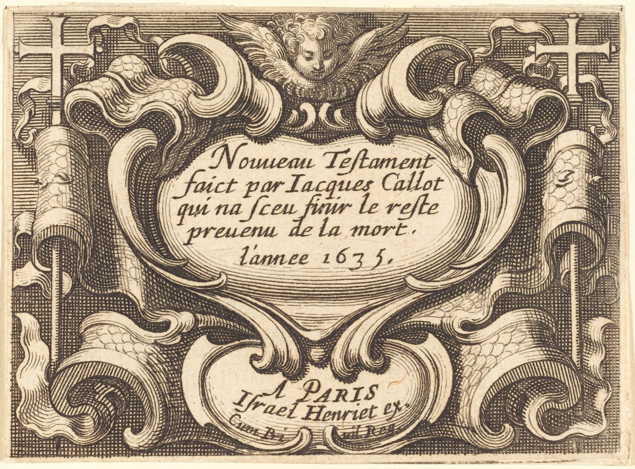 Frontispice til Callots "Det Nye Testamente" af Abraham Bosse