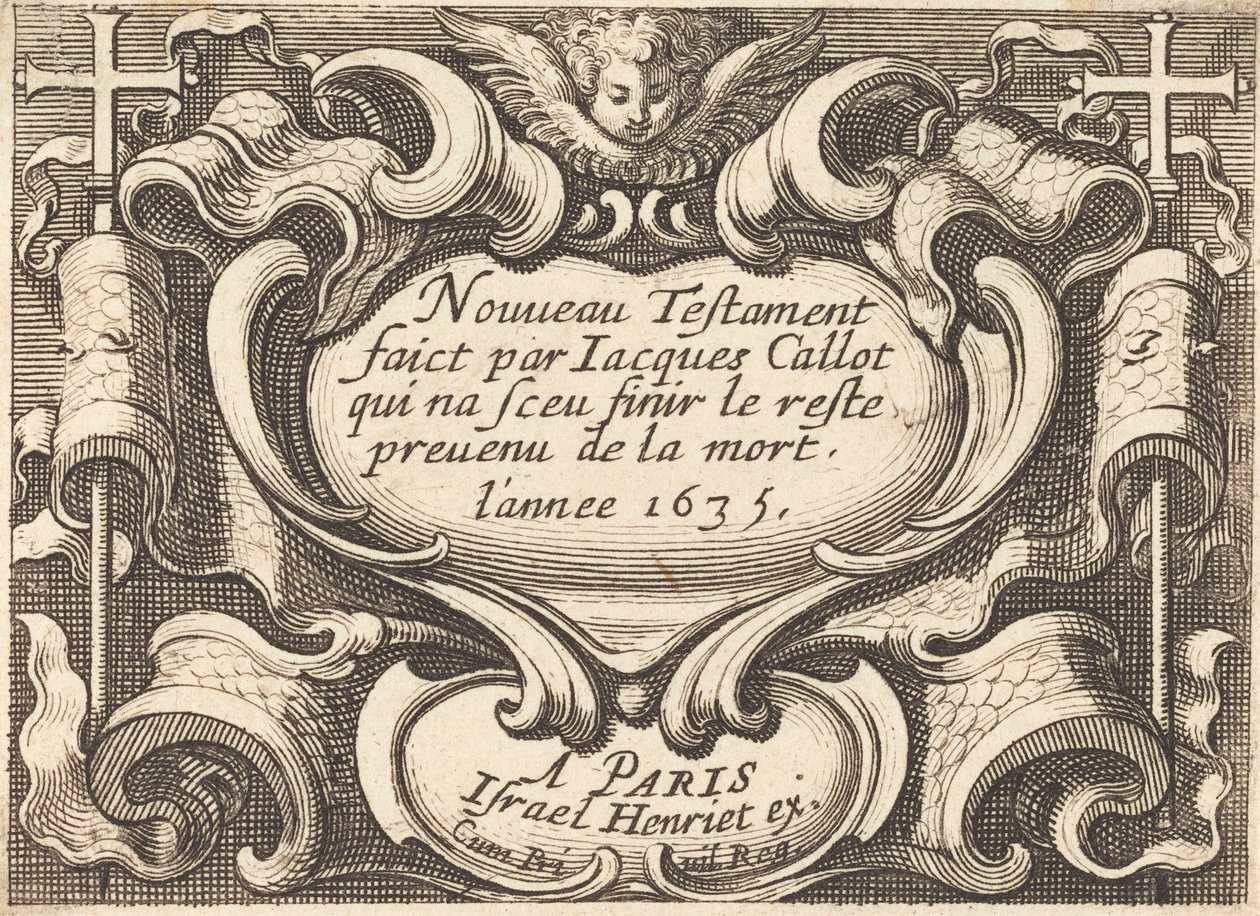 Frontispice til Callots "Det Nye Testamente" af Abraham Bosse