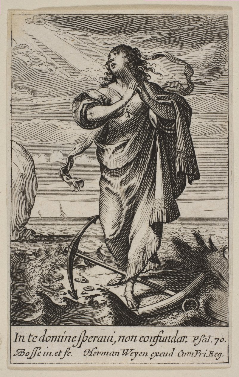 Håb, 1636. af Abraham Bosse