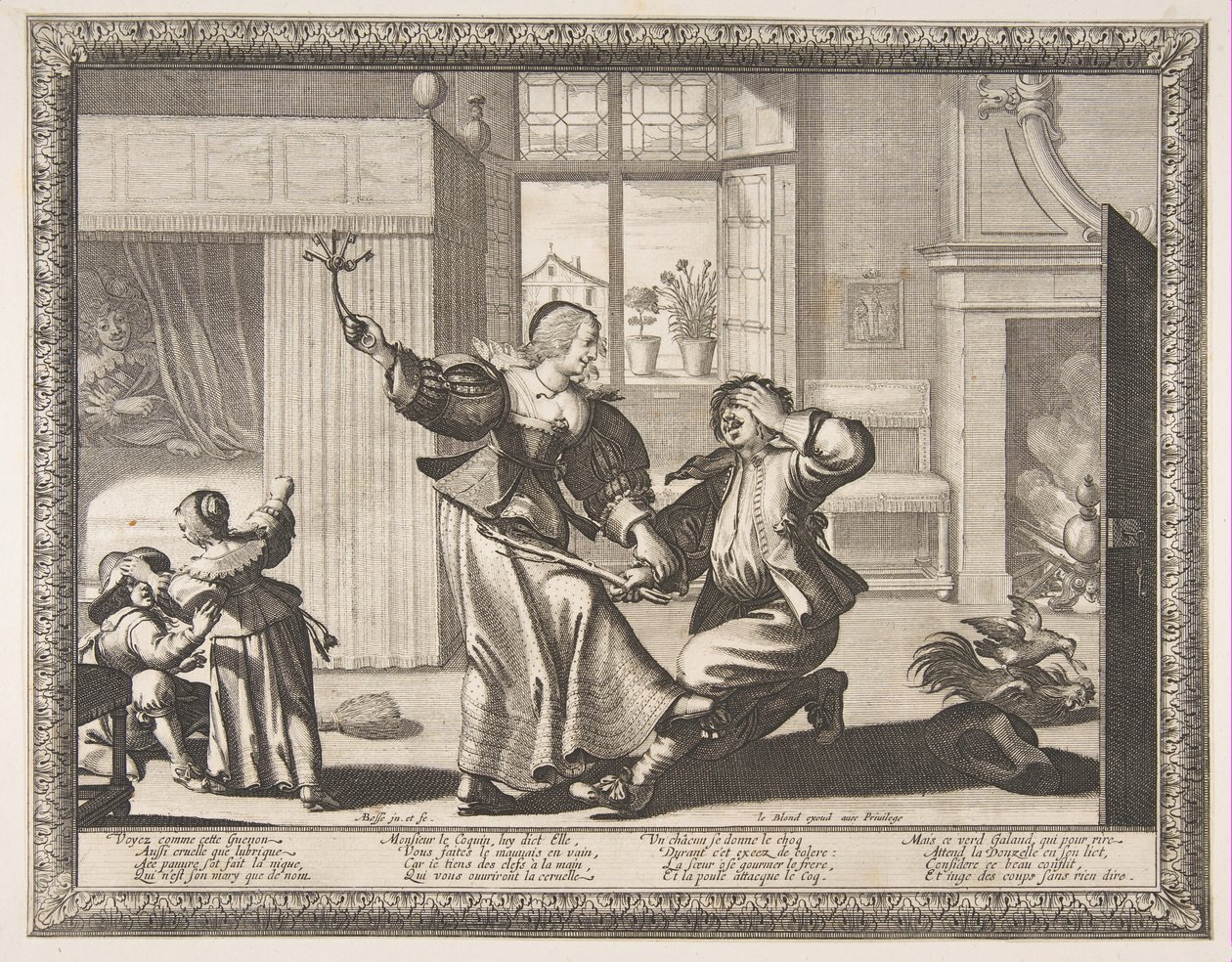 Mand-Beater, ca. 1633. af Abraham Bosse