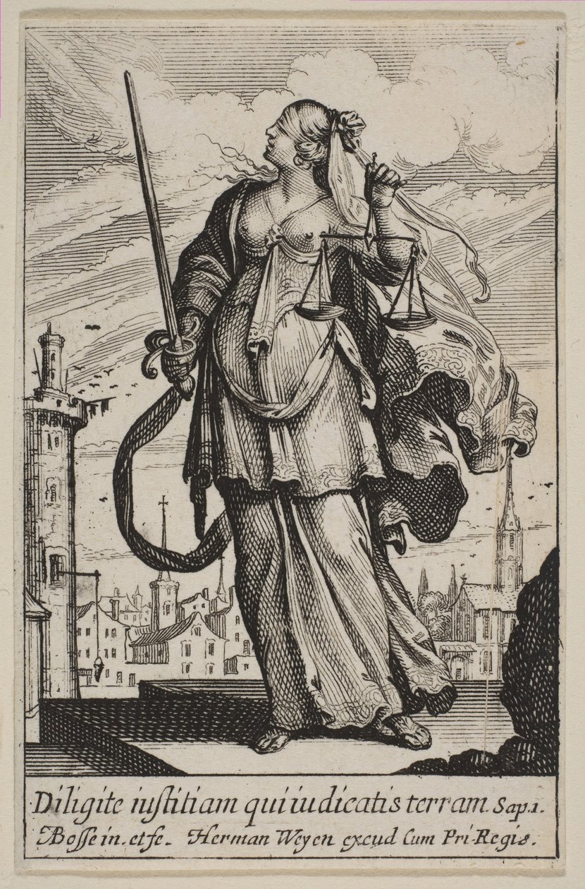 Retfærdighed, 1636. af Abraham Bosse