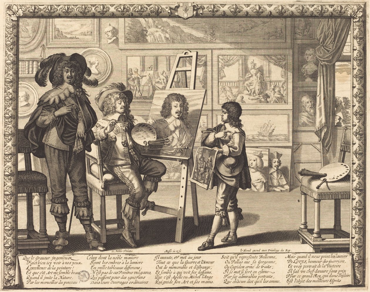 den adelige maler af Abraham Bosse