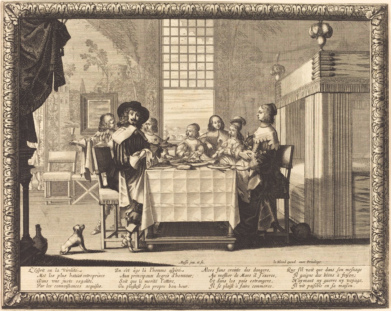 Manddom af Abraham Bosse