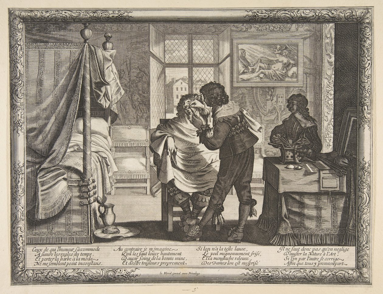 Barberen Barberen, ca. 1632-33. af Abraham Bosse