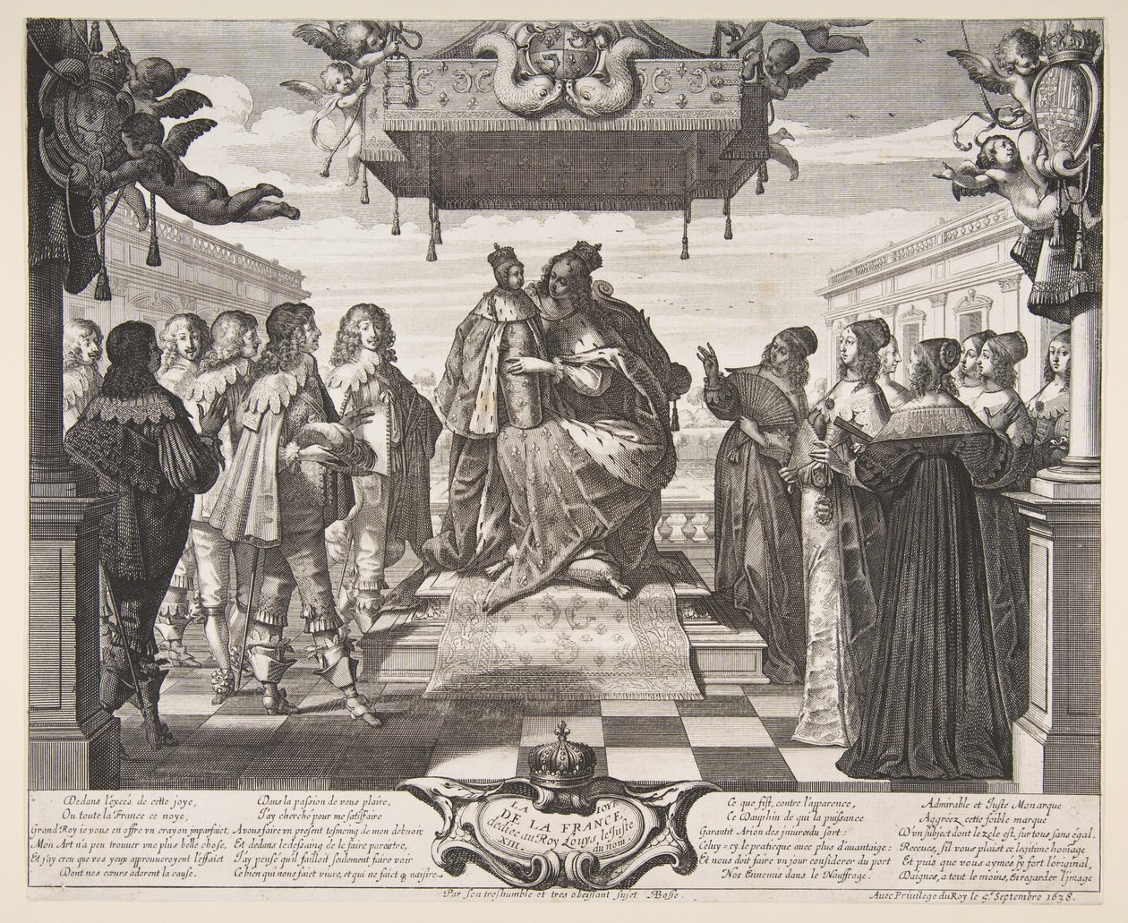 Glæden ved Frankrig af Abraham Bosse