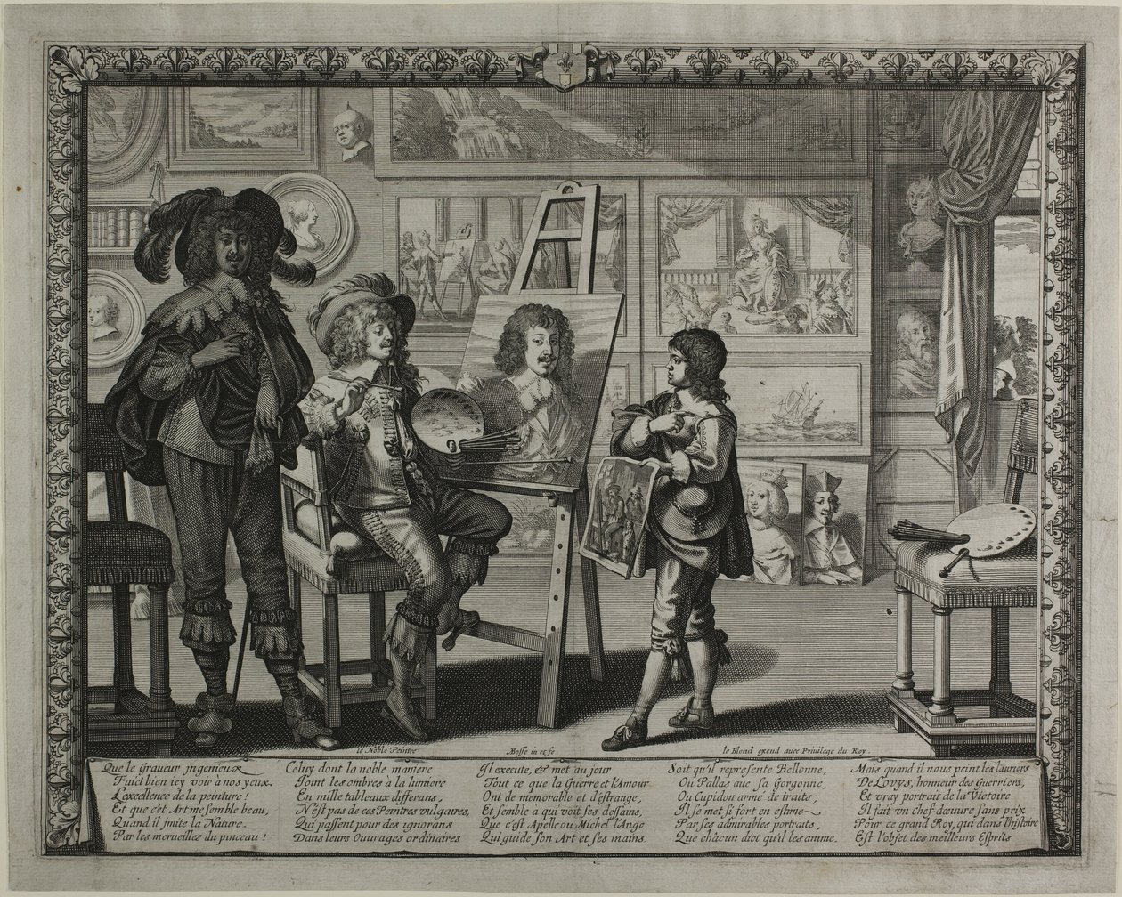 Den ædle maler af Abraham Bosse
