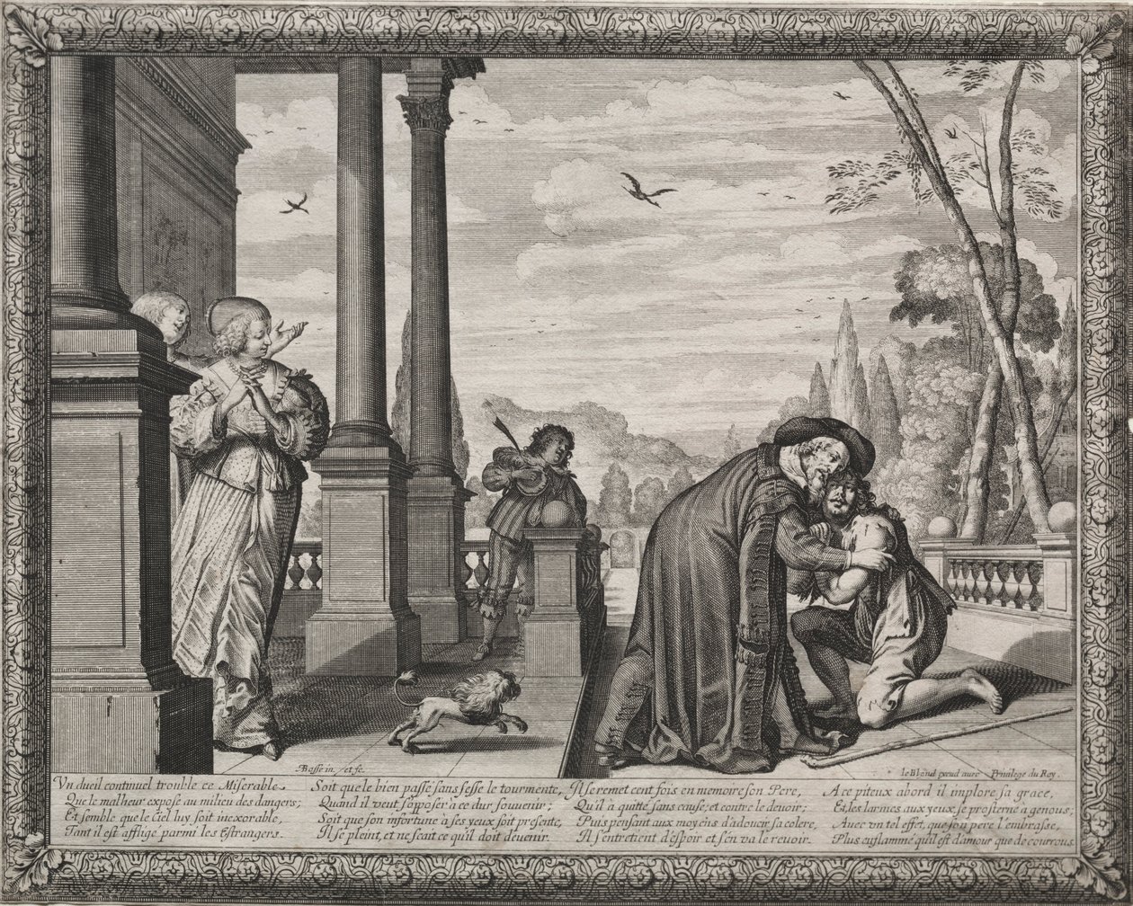 The Prodigal Son: The Return of the Prodigal. af Abraham Bosse