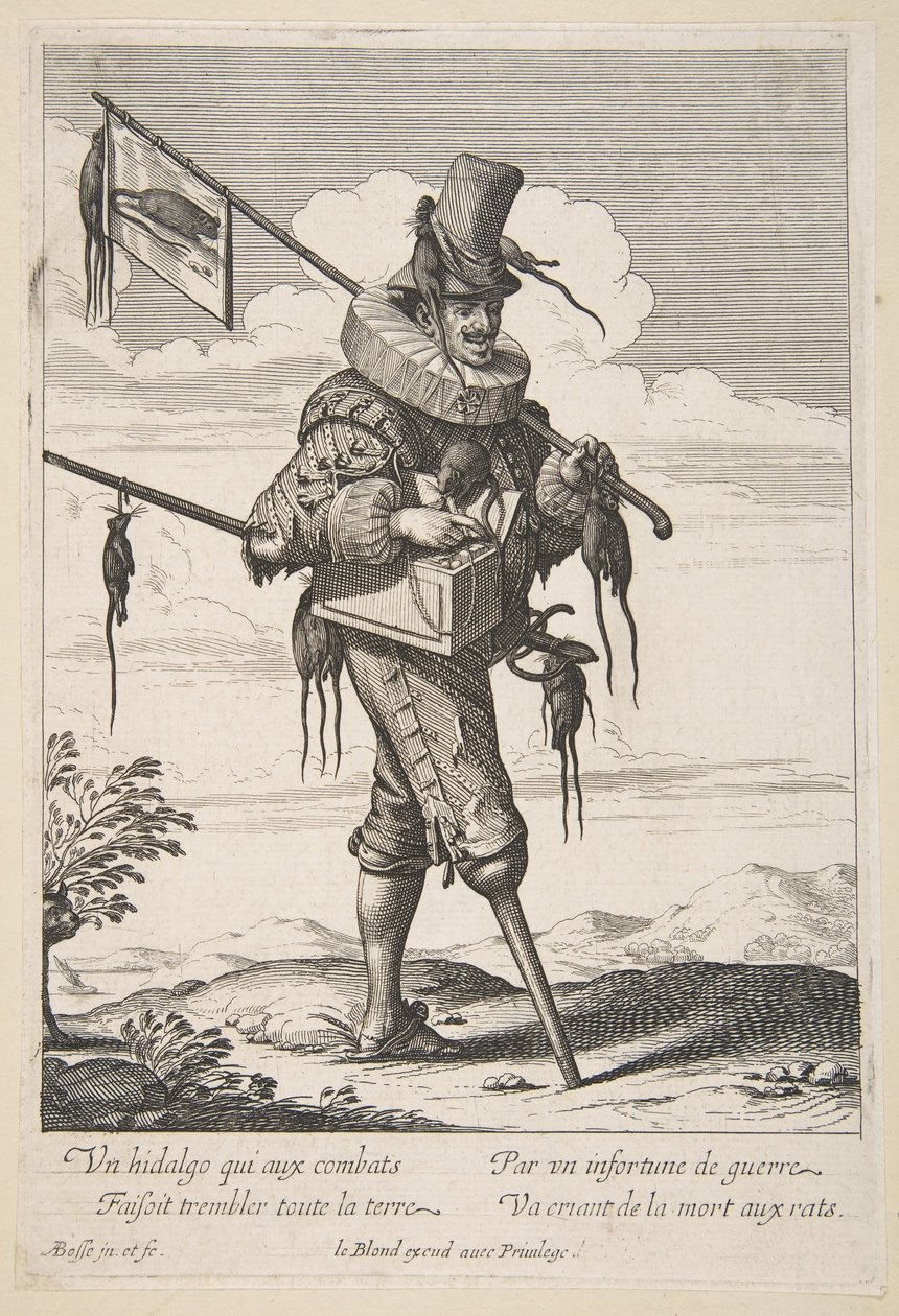 Rottefangeren, midten til slutningen af det 17. århundrede. af Abraham Bosse