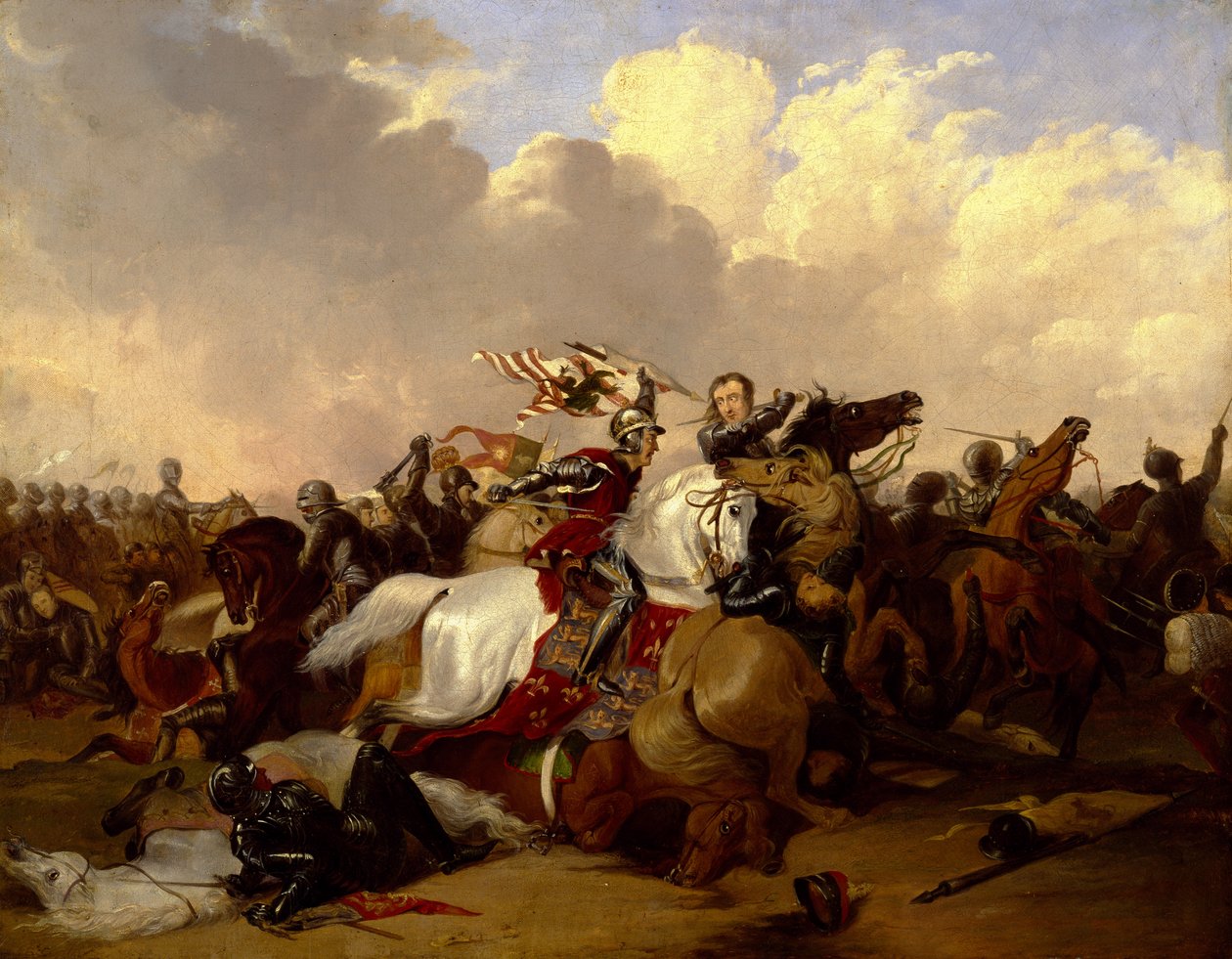 Slaget ved Bosworth af Abraham Cooper