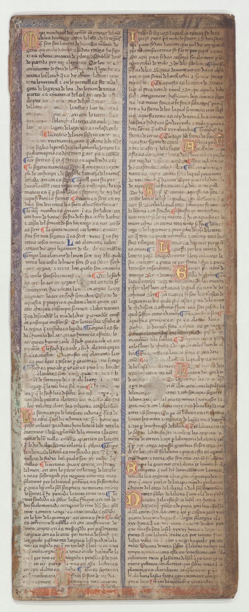 Catalansk atlas, ark 2, 1375 af Abraham Cresques