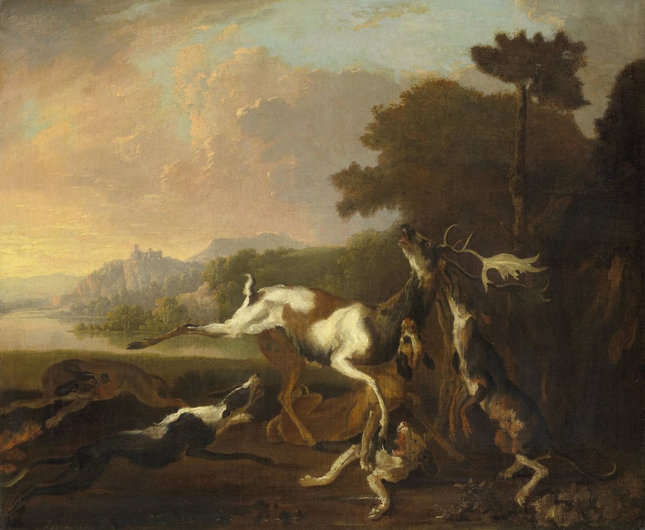 Hjortejagten af Abraham Danielsz. Hondius