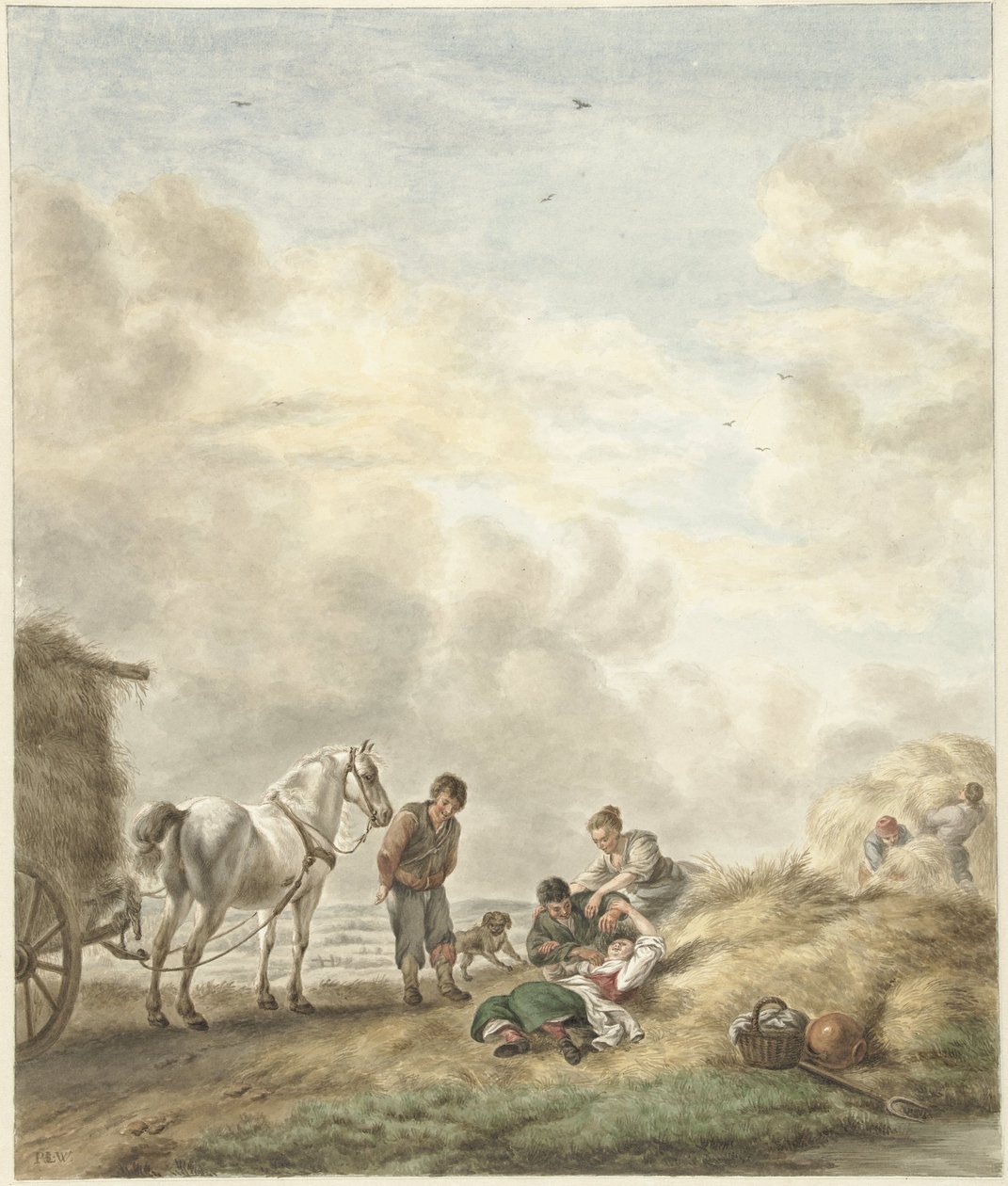 Høst scene af Abraham Delfos