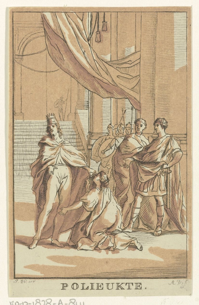 Polieukte (titel på objekt) af Abraham Delfos