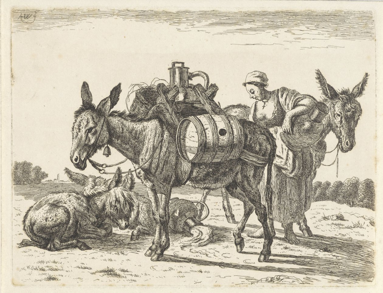 Pakezel af Abraham Hendrik Winter