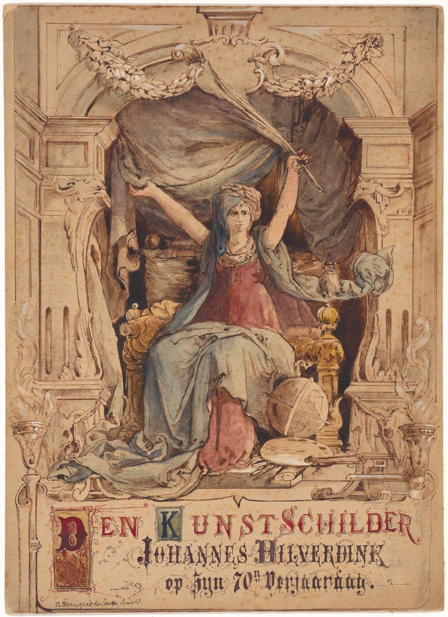 Personificering af maleri af Abraham Henriques de Souza