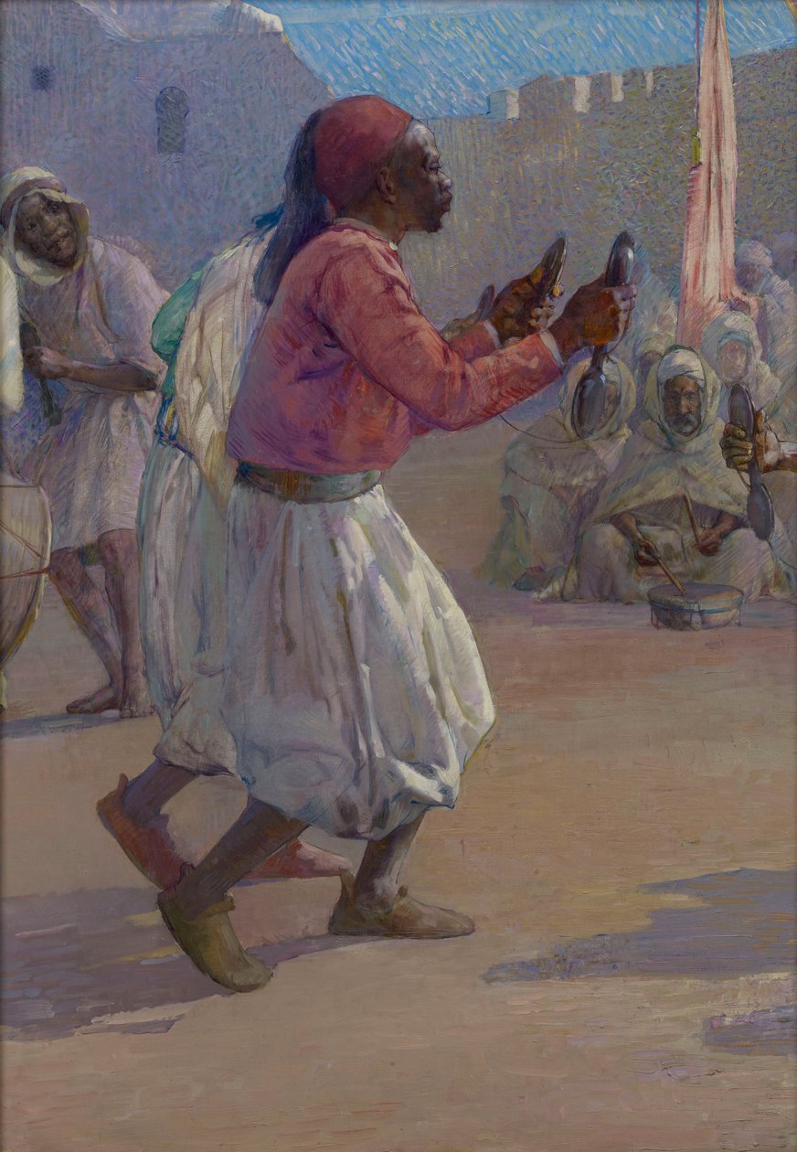 Fragment af Den sorte dans af Abraham Hermanjat