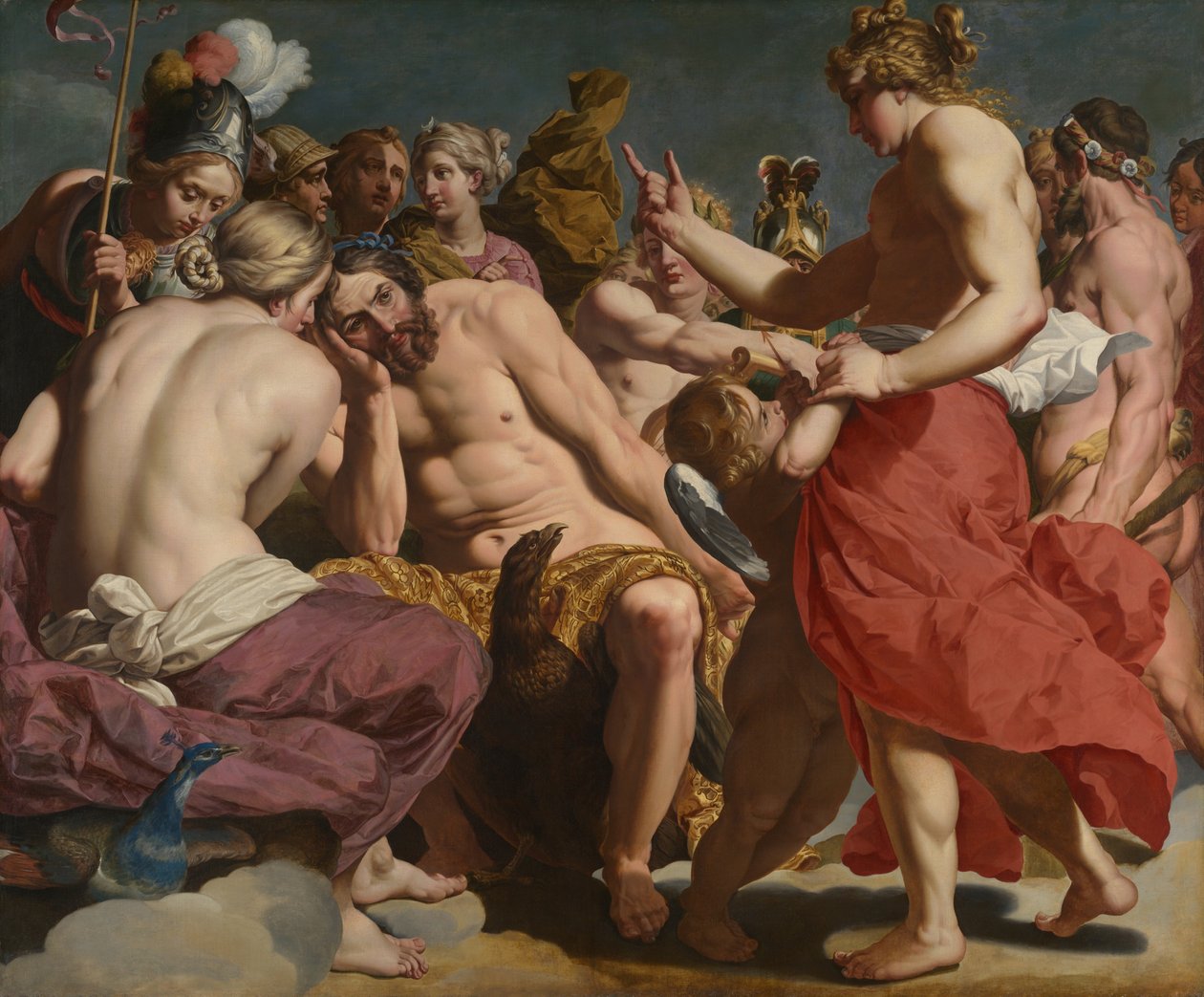 Jupiter irettesat af Venus af Abraham Janssens