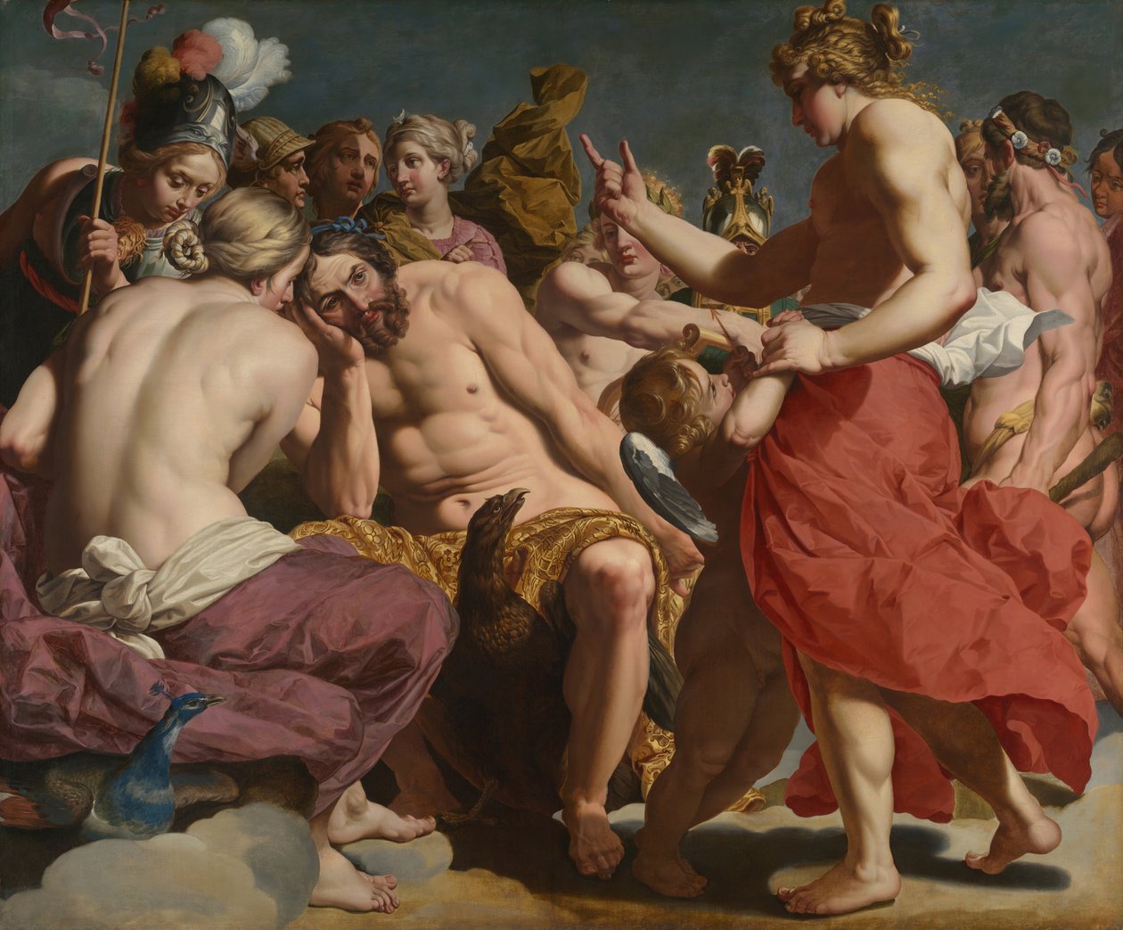 Jupiter irettesat af Venus, ca. 161213. af Abraham Janssens