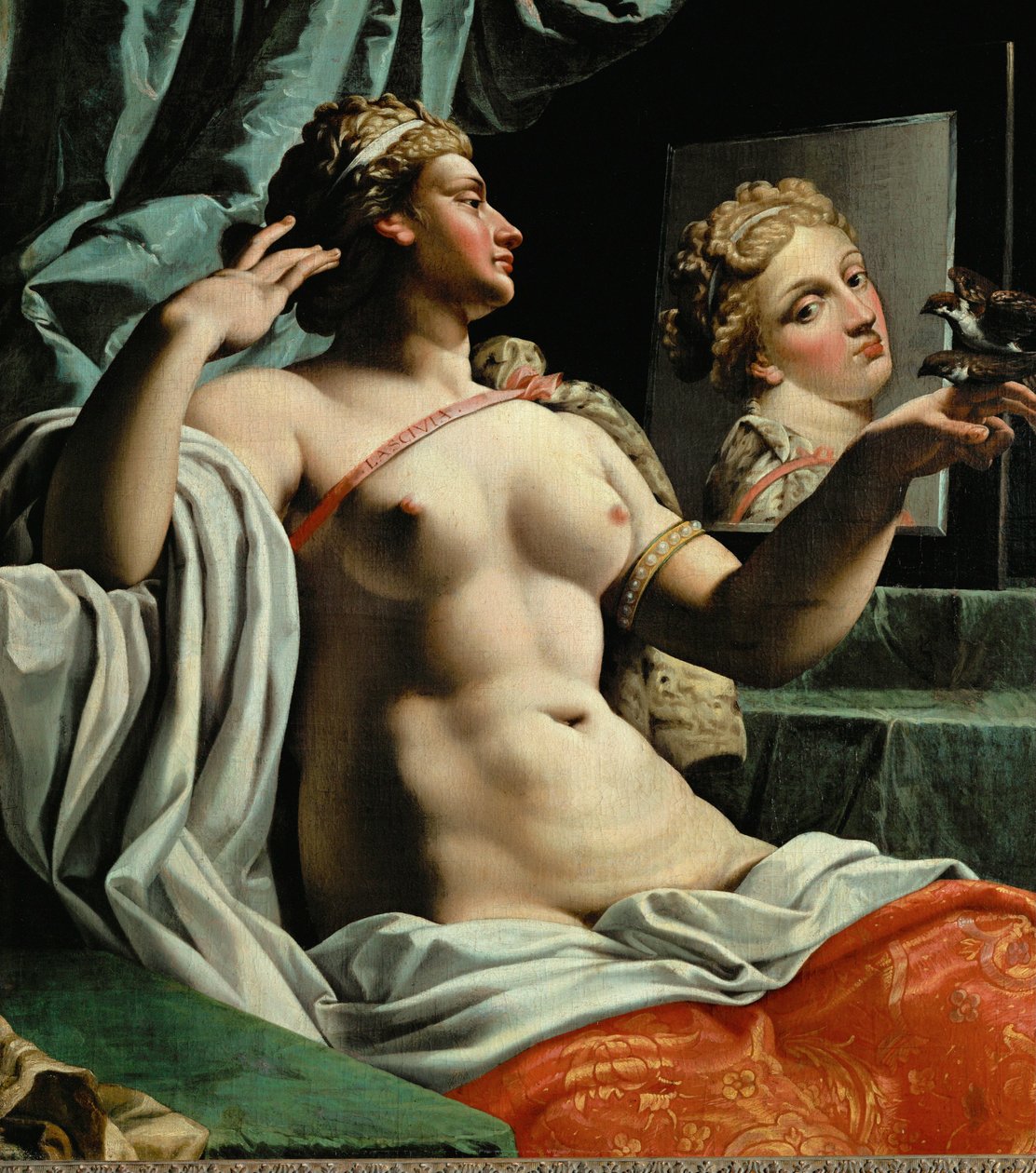 Lascivia (olie på lærred) af Abraham Janssens